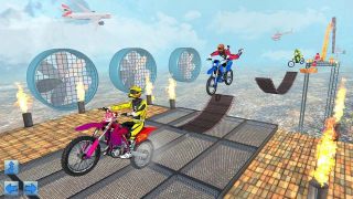 Moto Bike Stunt Racing Impossible Track Game
