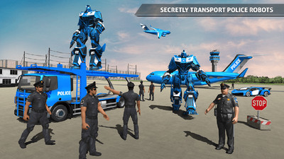 警察机器人汽车游戏